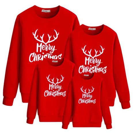 Sweat de noel discount famille